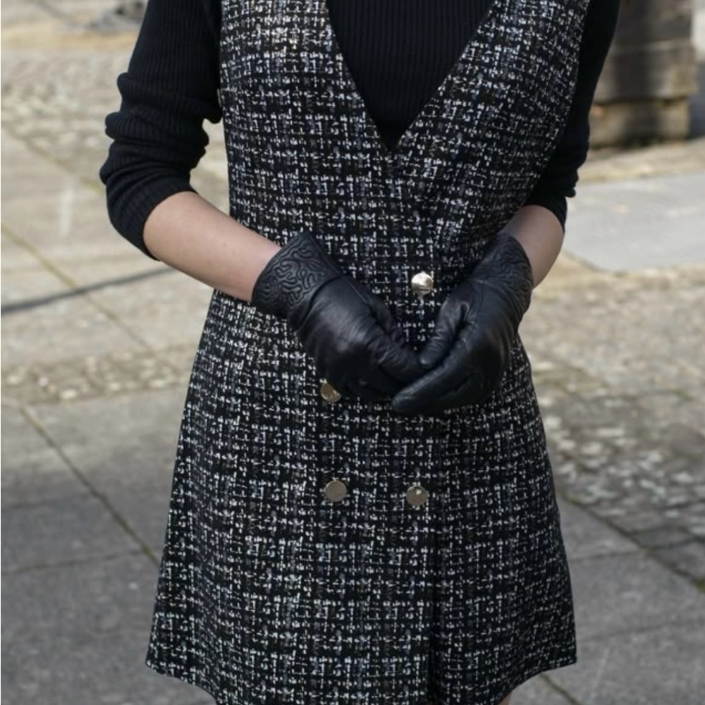 Zara Black Mini Dress Chic Elegance